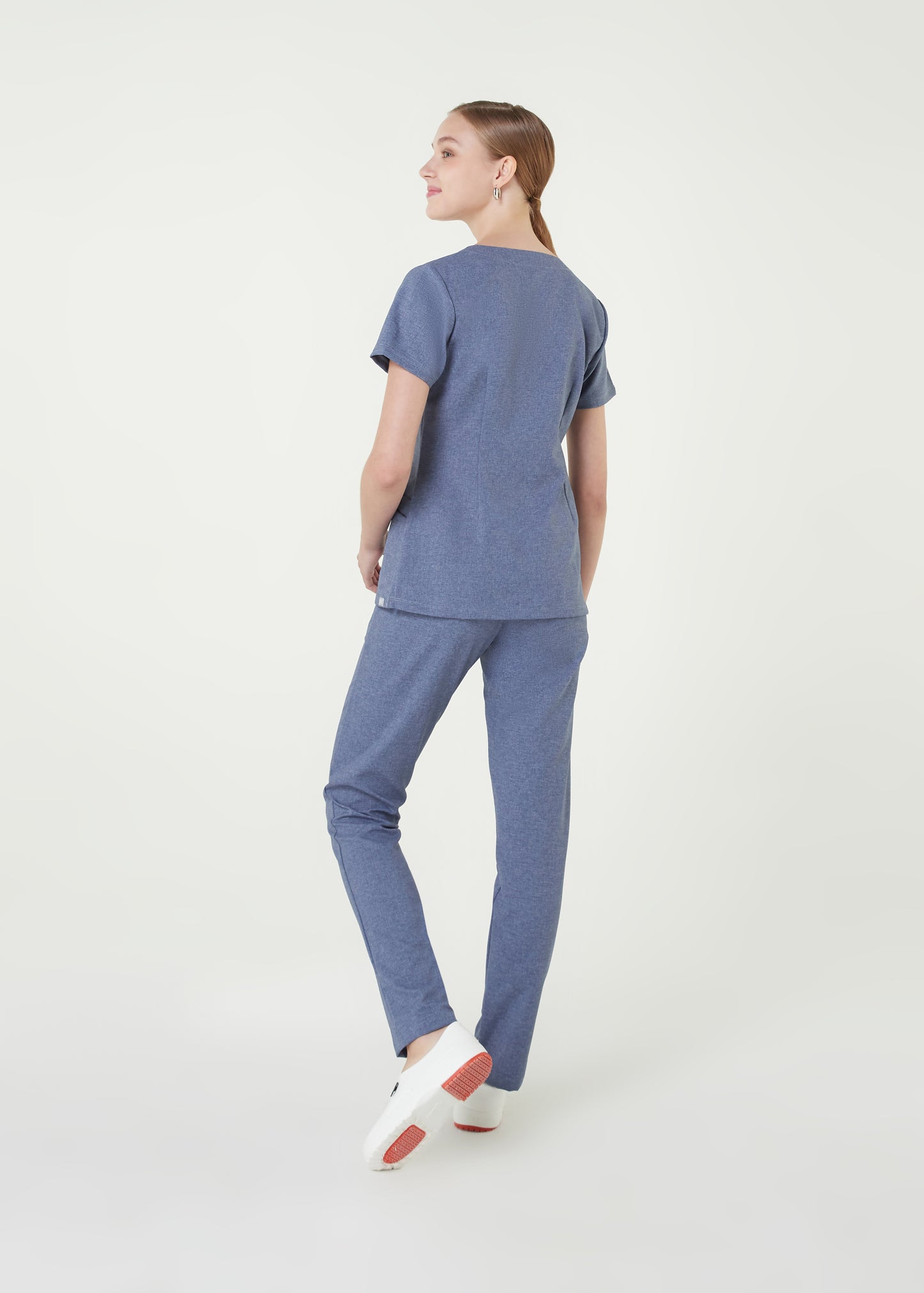 PAT-MED 'COMFY' Women's Scrub Top BLUE JEANS