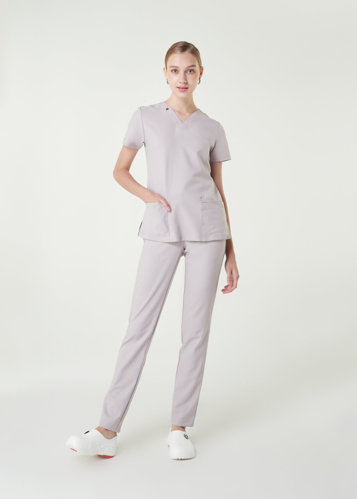 PAT-MED 'COMFY' Women's Scrub Top NUDE