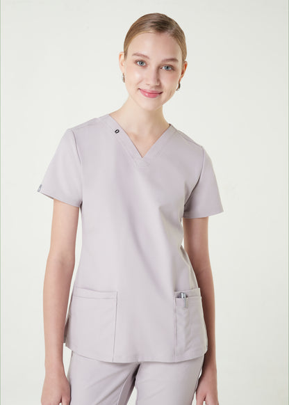 PAT-MED 'COMFY' Women's Scrub Top NUDE