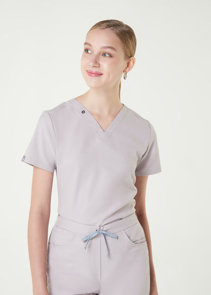 PAT-MED 'COMFY' Women's Scrub Top NUDE