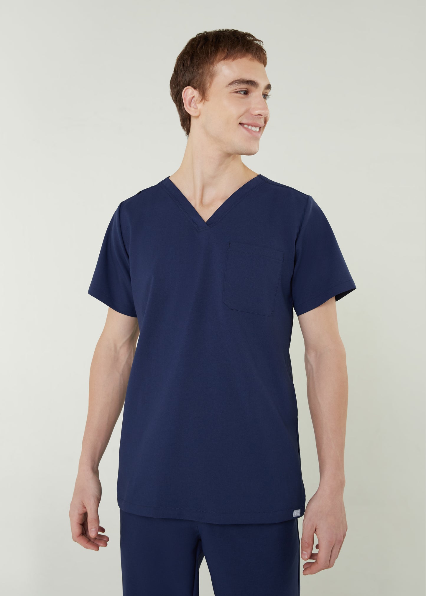 PAT-MED 'COMFY' Men's Scrub Top LUNAR NAVY