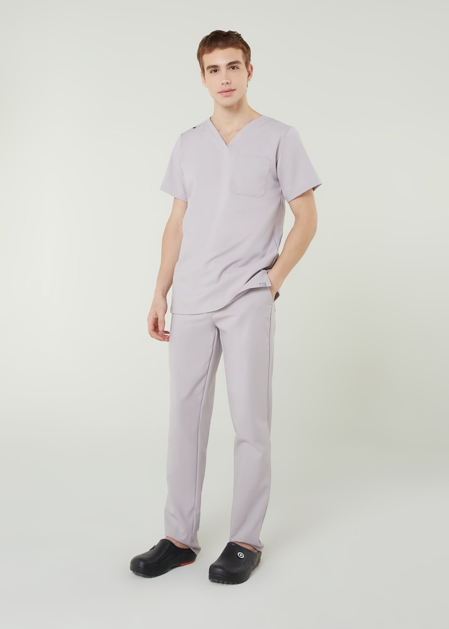 PAT-MED 'COMFY' Men's Scrub Top NUDE