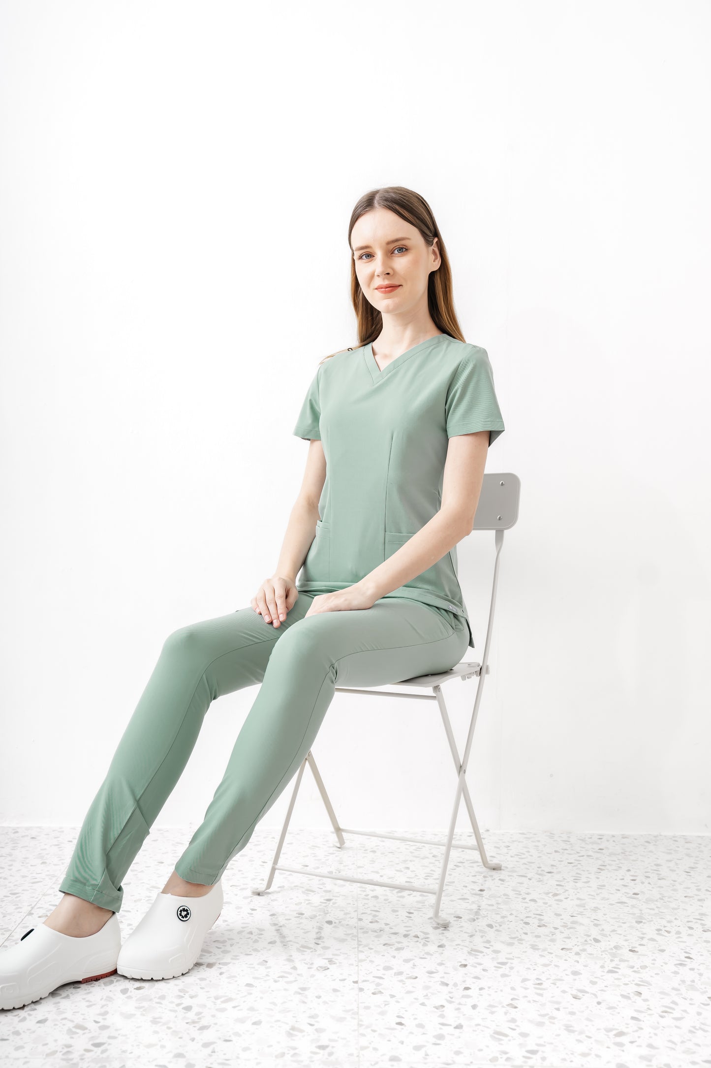 PAT-MED 'JOY' Premium Women's Scrub Top JADE