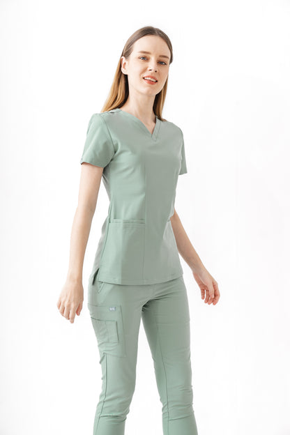 PAT-MED 'JOY' Premium Women's Scrub Top JADE