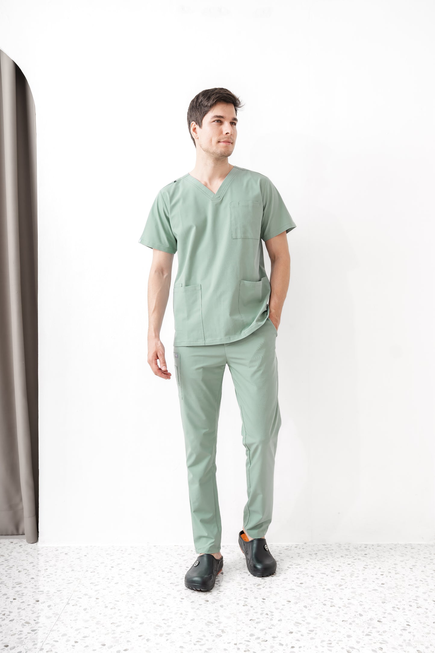 PAT-MED 'JOY' Premium Men's Scrub Pants JADE