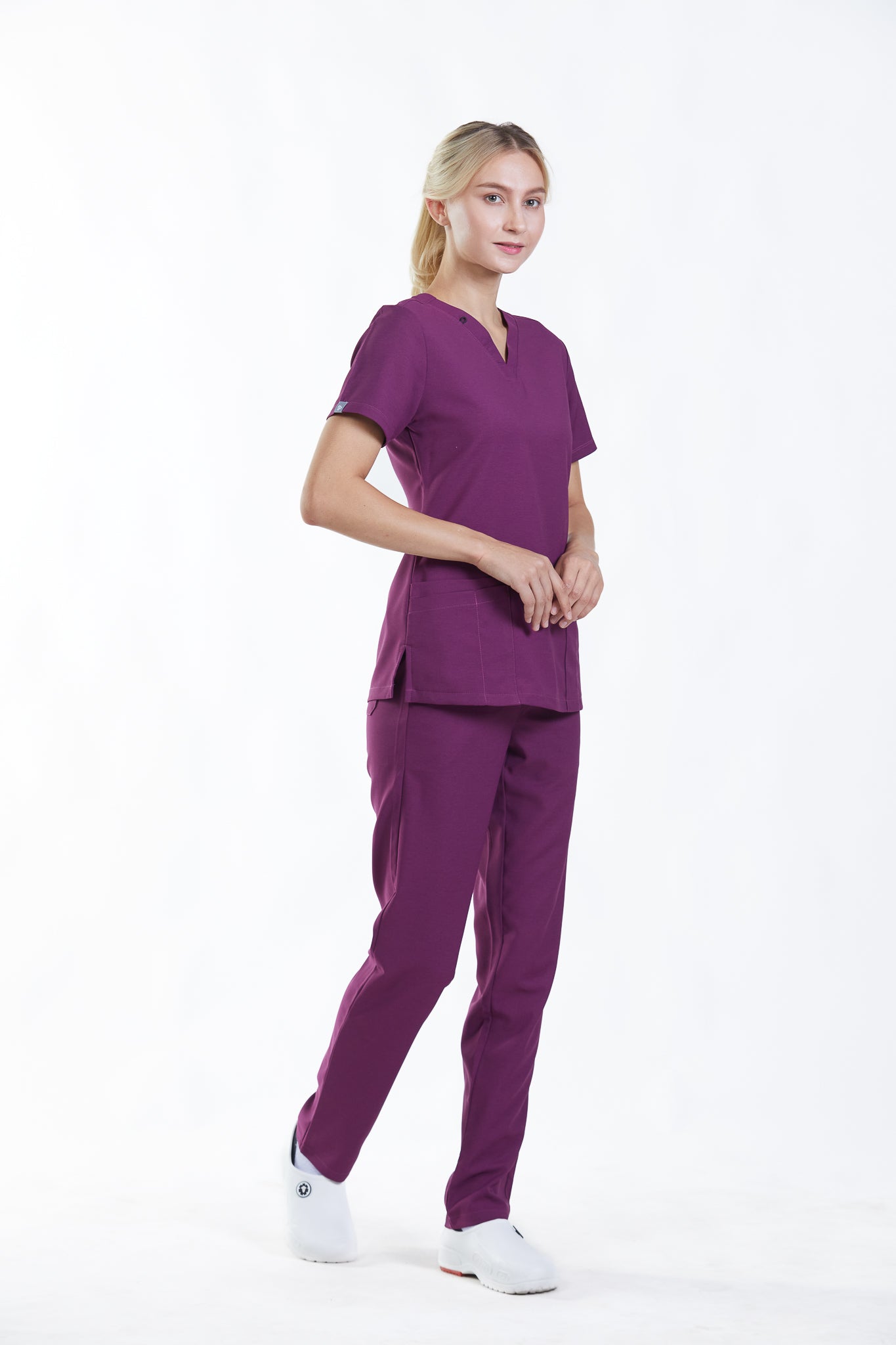 PAT-MED 'COMFY' Women's Scrub Pants PERYLENE VIOLET