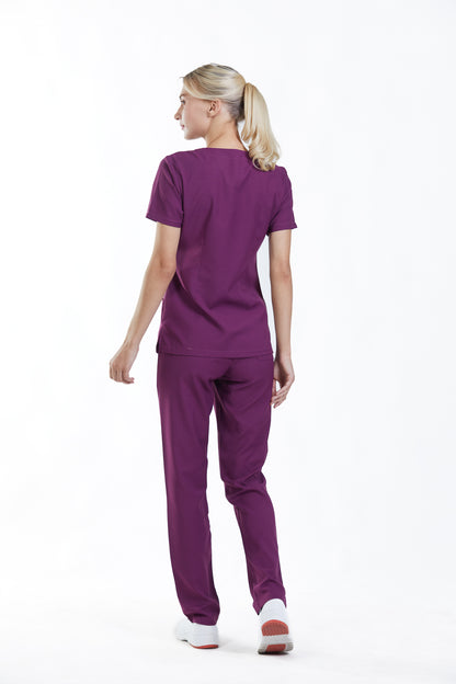 PAT-MED 'COMFY' Women's Scrub Pants PERYLENE VIOLET