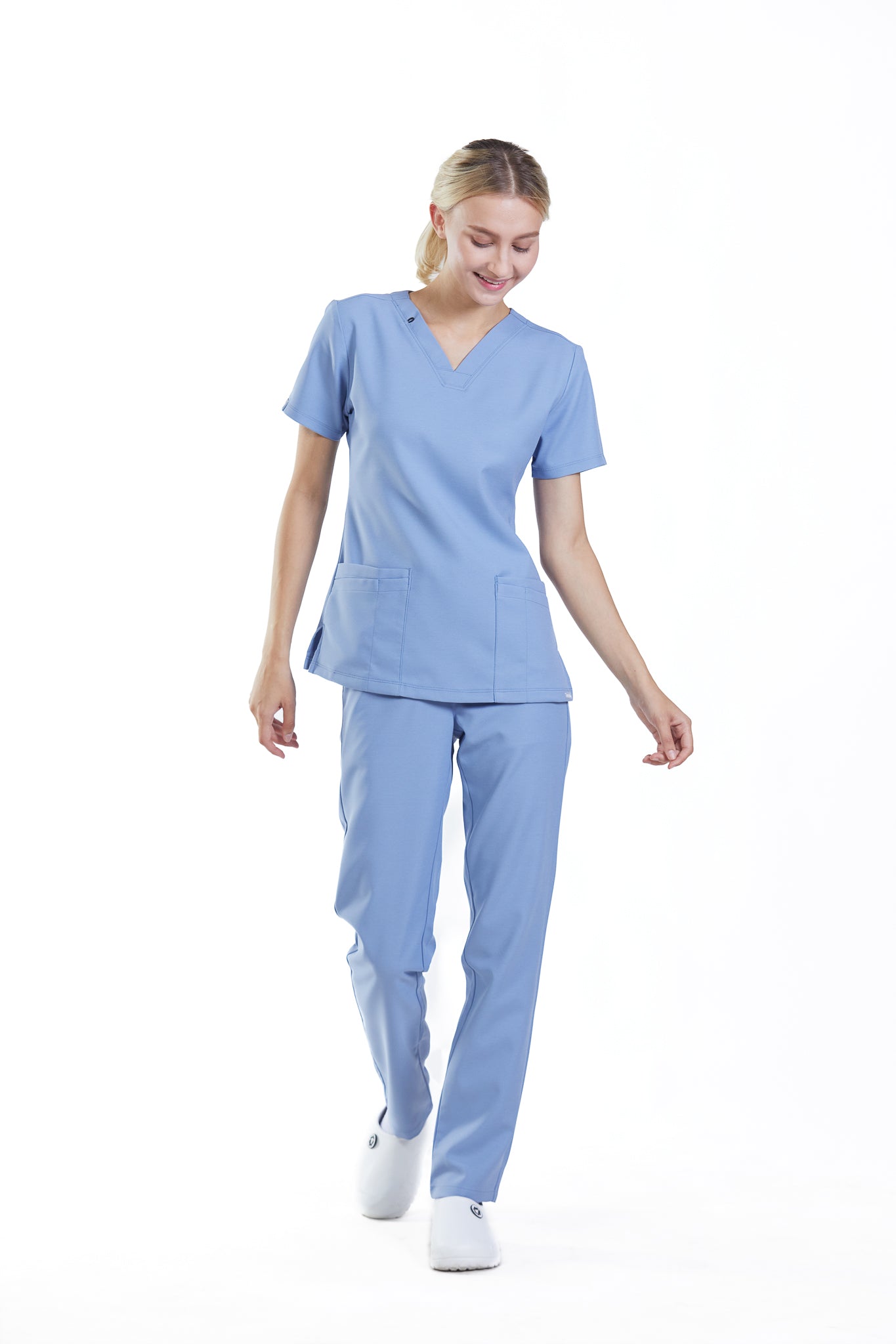 PAT-MED 'COMFY' Women's Scrub Pants AQUA BLUE