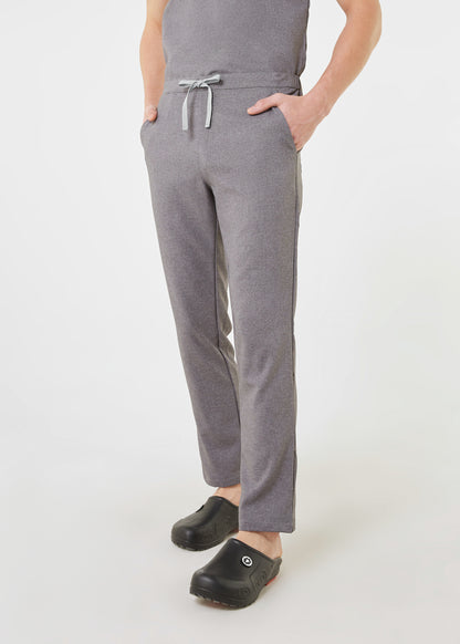 PAT-MED 'COMFY' Men's Scrub Pants HEATHER GRAY