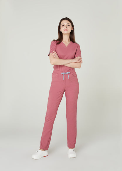 PAT-MED 'COMFY' Women's Scrub Top CORAL