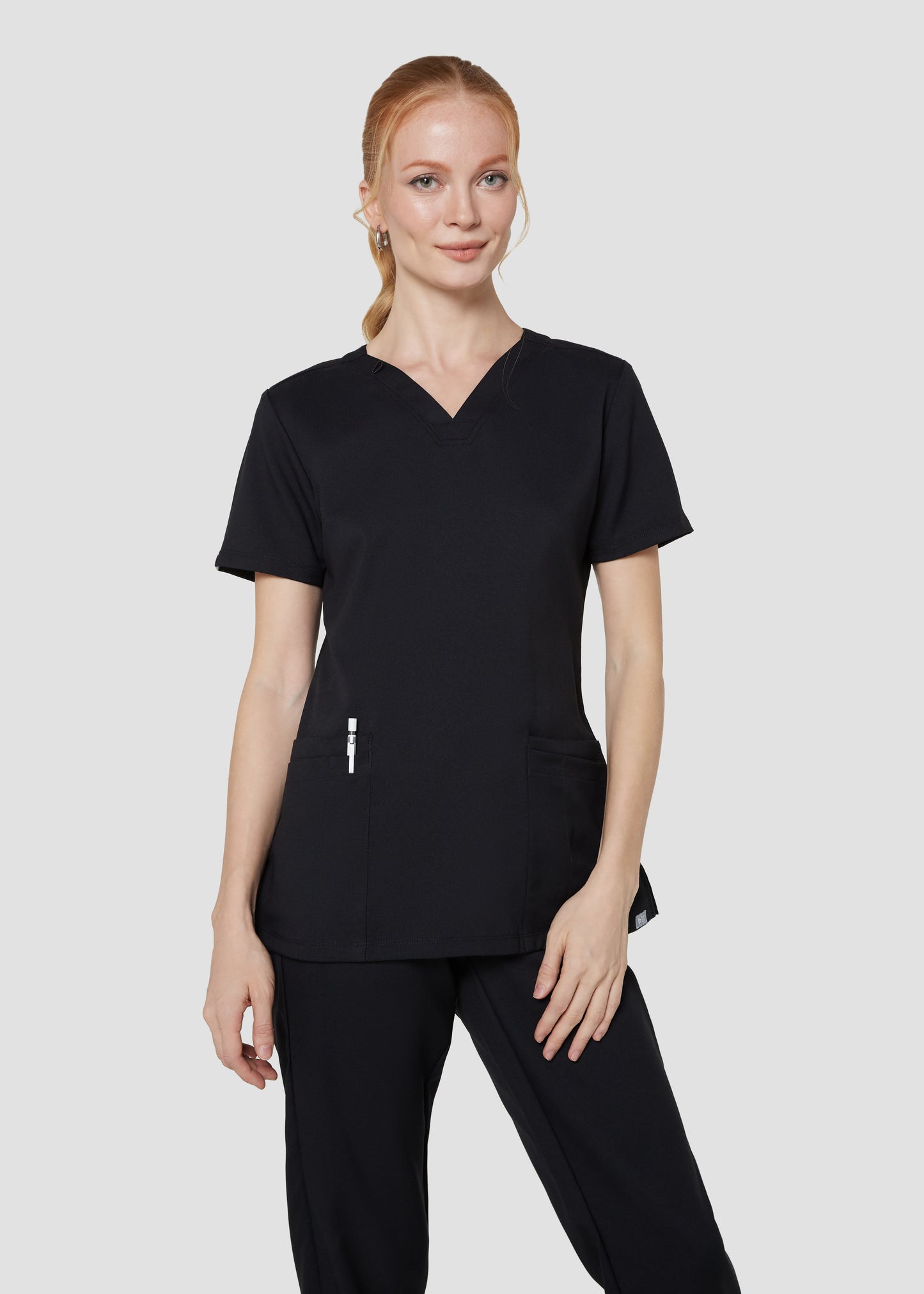 PAT-MED 'COMFY' Women's Scrub Top DARK NIGHT