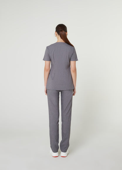 PAT-MED 'COMFY' Women's Scrub Pants HEATHER GRAY