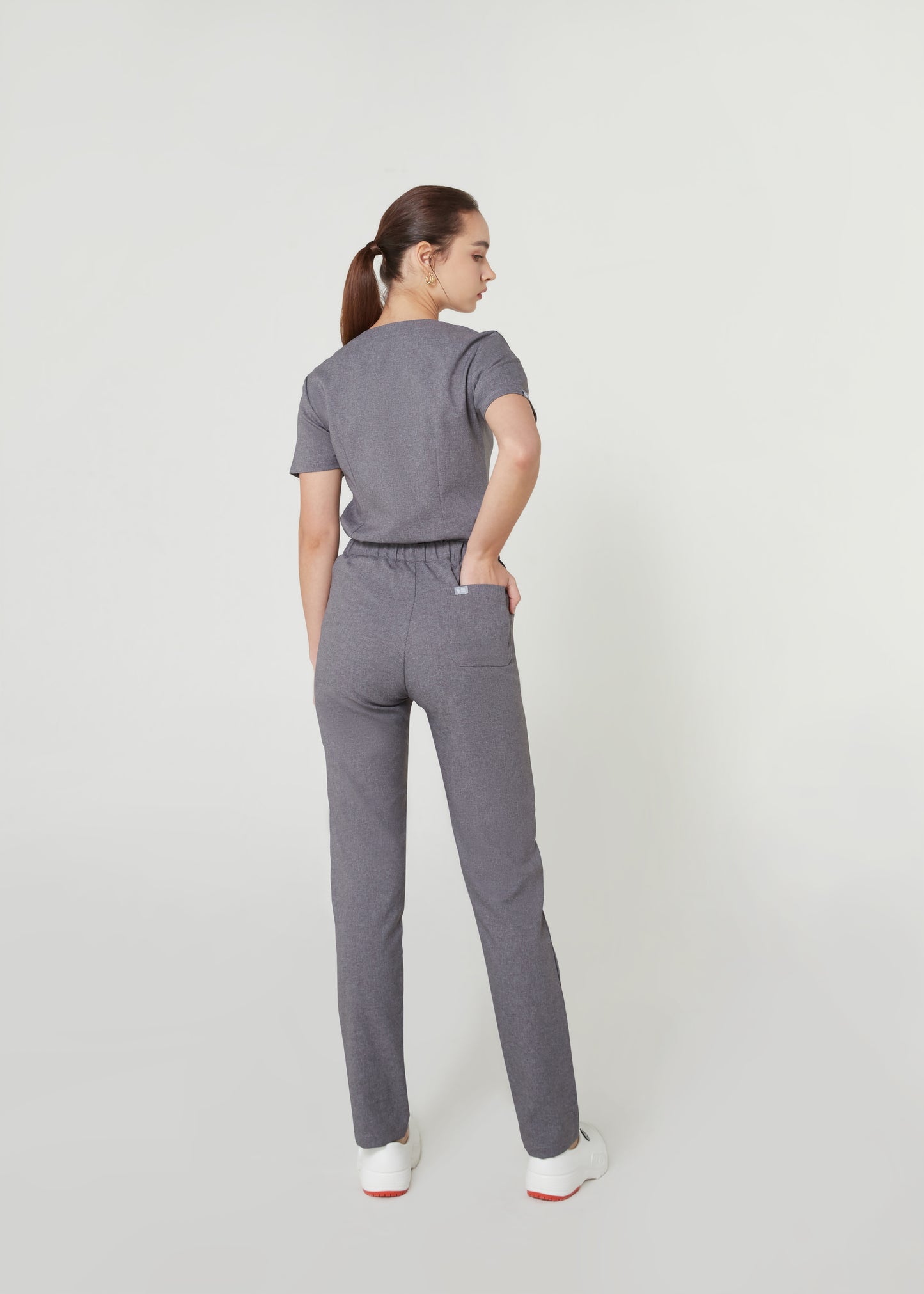 PAT-MED 'COMFY' Women's Scrub Pants HEATHER GRAY